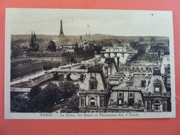 PARIS  LA SEINE, LES QUAIS ET PANORAMA DES 8 PONTS - Puentes