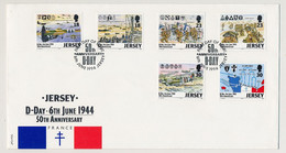 JERSEY - Env. FDC 50eme Anniversaire D-Day - 6 Juin 1994 - Jersey
