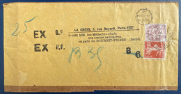 Bande Journal " La Croix"  Type Blanc & Semeuse Obl Journaux PP + Cachet 1/2 Centimes En Plus Signé Calves RRR - 1900-29 Blanc