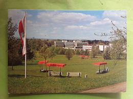 BAD DURRHEIM , Baden Wurtemberg Deutschland,  Kurklinik Espan , Flag Drapeau 1987 , TB - Bad Duerrheim