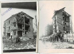 Guerre 1939 - LOT De PHOTOS Du Bombardement Aérien De Nevers Le 16 Juillet 1944 - - Nevers