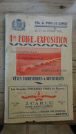 Ville De PONT SAINT ESPRIT, Livret De La 1er Foire Exposition 1954  ............. Caisse1 - Sin Clasificación