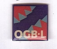 DD120 Pin's Ogb-l Syndicat Luxembourg OGBL Syndicat Secteur Financier Asbl Achat Immédiat - Administrations
