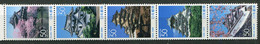 Japon ** N° 4073 à 4079 Se Tenant - Emission Régionale. Châteaux - - Unused Stamps