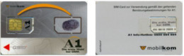 Carte SIM Autriche A1 SIM Card Plus, Numéro A55 99012 - Oesterreich
