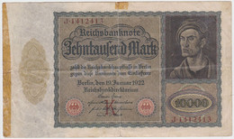 Germany P 70 - 10.000 Mark 19.1.1922 - Fine - 10.000 Mark