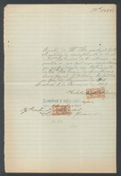 Receipt - Recibo * Portugal   1903 * With Tax Stamp PB 333 - Portugal