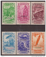 TABE6SCSF-L4286-TTRASPSDIL.Spain .BENEFICENCIA.Historia Del Correo.TANGER ESPAÑOL1939.(Ed 6/11**) Sin Charnela..LUJO - Diligences