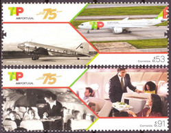 Portugal 2020 - TAP - Air Portugal. Complete Set ( The 75th Anniversary Of TAP). -MNH- - Neufs