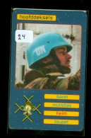 TELEFOONKAART * SFOR * HOOFDDEKSELS (24) NEDERLAND FL 50,00 Soldiers On Mission LIMITED EDITION * TELECARTE * PHONECARD - Leger