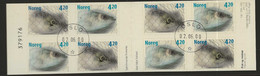 2000 USED Norway, Booklet Mi 1355-56 - Gebraucht