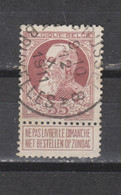 COB 77 Oblitération Centrale BRUXELLES 8 - 1905 Thick Beard