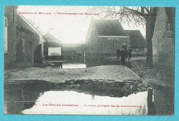 * Moerzeke - Hamme (Oost Vlaanderen) * (Photo L. Lagaert) Inondations Mars 1906, Overstroming, Crue, Animée, TOP - Hamme