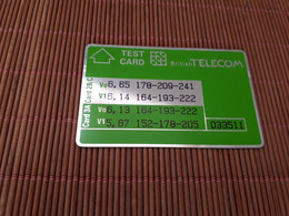 Landis & Gyr Service Card Very Good Condition Rare - BT Engineer BSK Service : Emissioni Di Test