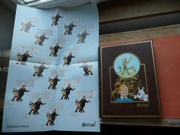 L OEUVRE INTEGRALE D HERGE N 1 ALBUM ROMBALDI + POSTER DL/IMPRIME 1984 EDITION ORIGINALE EO TOTOR FLUP NENESSE TINTIN - Tintin