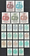 Revenue/ Fiscal, Portugal 1990 - Estampilha Fiscal -|- 23 Different Stamps - Novos MNH** - Usado