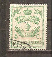 España/Spain-(usado) - Edifil  1 - Yvert 25 (o) - Postage-Revenue Stamps