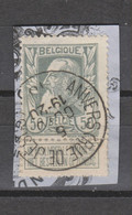 COB 78 Oblitération Centrale ANVERS (Rue De Jesus) - 1905 Thick Beard