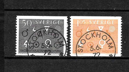 LOTE 1432  ///  SUECIA      YVERT Nº: 505/506   ¡¡¡ OFERTA - LIQUIDATION - JE LIQUIDE !!! - Used Stamps