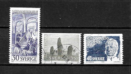 LOTE 1432  ///  SUECIA      YVERT Nº: 536+538+539  ¡¡¡ OFERTA - LIQUIDATION - JE LIQUIDE !!! - Used Stamps