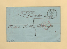 Italie - Genova - 12 Sept 1851 - Genes - Destination France - Unclassified