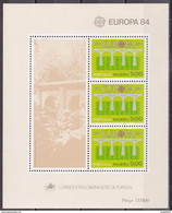 PORTUGAL MADEIRA Block 5, Postfrisch **, 25 Jahre Europäische Konferenz Für Das Post- Und Fernmeldewesen 1984 MNH** - 1984