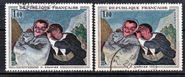 France  1494 Visage Noir Et Normal Oblitéré Used - Used Stamps