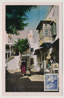 TUNISIE - Carte Maximum - 15F Sidi Bou Said - Le Café Maure - 25/5/1954 - Cartas & Documentos