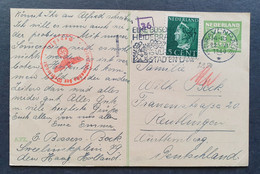Niederlande 1940, Zensur Postkarte MiF GRAVENHAGE Deutsch Zensur - Briefe U. Dokumente