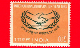 Nuovo - MNH - INDIA - 1965 - Anno Internazionale Di Cooperazione - Emblema - 0.15 - Nuovi