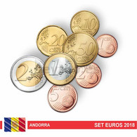 C2251# Andorra 2018. Set Monedas Euro (UNC) - Andorra