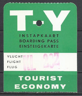 Royal Dutch Airlines(KLM) Flight: KL232, Boarding Pass, '60s.(?): - Europe