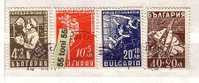 1947 Bulgarian Postal Savings 4v.- Used/oblitere (O)  Bulgaria /Bulgarie - Oblitérés