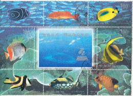 Chine 1998 Michel 1978-2985KB, Yvert 3645-52 TBE - Used Stamps
