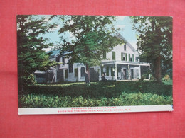 Governor Seymour's Home Showing The Governor & Wife.   Utica    New York         Ref 5614 - Utica