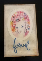 Petite Boîte Vide Parfum Forvil Femme Fashion Mode Anémones Fleur Flower Fiore Made In France S.P.I.C. Colombes B.Etat - Andere & Zonder Classificatie