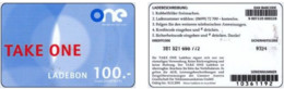 Recharge GSM Autriche One TAKE ONE LADEBON 100.- - Oesterreich