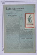 AU16 FRANCE  L AEROGRAMME DE BEAUVAIS N° 1  1930   +ETAT NEUF PLAISANT+AVEC SA VIGNETTE ++++PA SI  COURANT - 1960-.... Brieven & Documenten