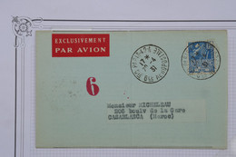 AU16 FRANCE  L AEROGRAMME DE BEAUVAIS N° 6  1931   +POUR CASABLANCA  MAROC ++PLAISANT+ ++++PAS SI  COURANT - 1960-.... Briefe & Dokumente