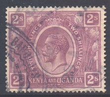 KUT Kenya-Uganda Scott 30 - SG88, 1922 George V 2/-  Used - Kenya & Ouganda