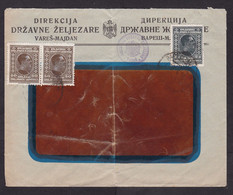 Yugoslavia: Cover, 1920s, 3 Stamps, King, From Vares-Majdan, Now Bosnia (damaged, See Scan) - Covers & Documents