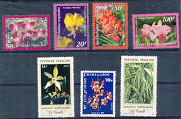 TIMBRE  ZEGEL STAMP  FLEUR ORCHIDEE  FLOWER ORCHID'S   POLYNESIE FRANCAISE  XX - Orchideeën