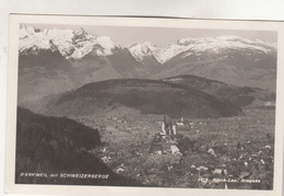 B2071) RANKWEIL Mit Schweizerberge - Schöne Alte S/w Ansicht TOP 1942 - Rankweil