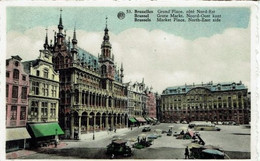 Delcampe - BRUXELLES-GRAND'PLACE- COTE NORD-EST- MARCHE AUX FLEURS-AUTOCAR - Plätze