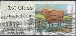 GROSBRITANNIEN GRANDE BRETAGNE GB 2012 POST&GO ROW 3: HIGHLAND 1ST CLASS USED ON PAPER SG FS45 MI ATM 42 YT TD 42 - Post & Go (automatenmarken)