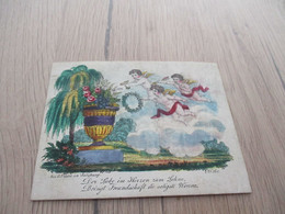 Image Religieuse Gravée Et Peinte Angelots Vesco Salzburg - Andachtsbilder