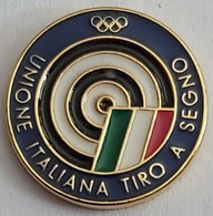 Unione Italiana Tiro A Segno Olympic Italy Shooting Federation Association Union Archery Rifle  PIN A7/2 - Bogenschiessen