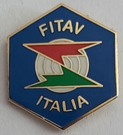 (FITAV) FEDERAZIONE ITALIANA TIRO A VOLO Italy Shooting Federation Association Union Archery Rifle  PIN A7/2 - Tiro Al Arco