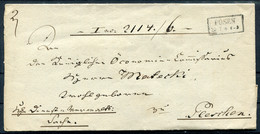 POLAND - Cover From POSEN (Poznan) - ...-1860 Prefilatelia