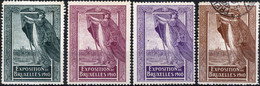 EXPO Brussels 1910 - 4 Vignettes (MNG-U) - Other & Unclassified